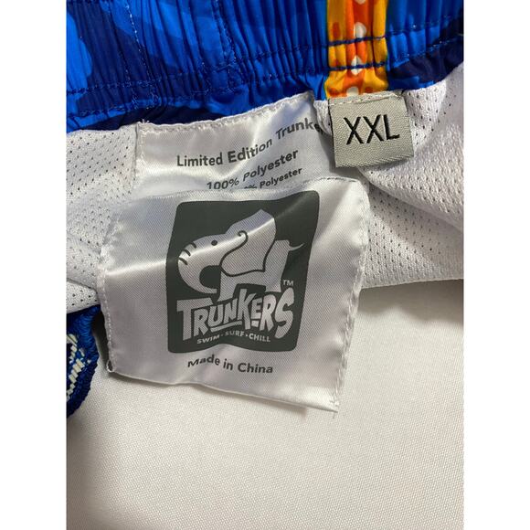 Trunkers Limited Edition Men Swim Trunks Lined Octopus Surf Truck Shorts 2XL - Picture 4 of 9